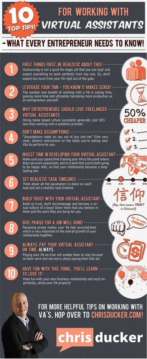 10 top tips for working with virtual assistants