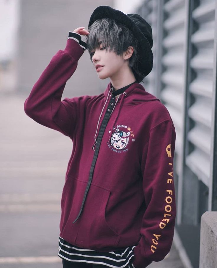 Cute asian boy cosplay
