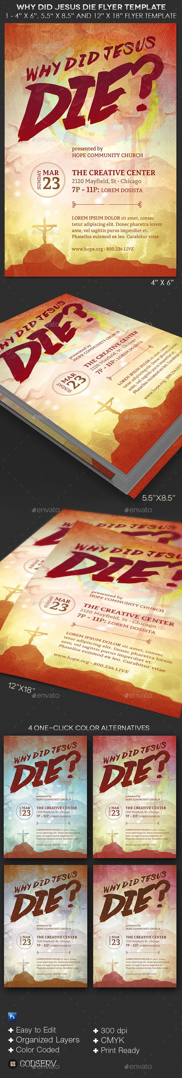 126 best easter church print templates images on pinterest print program to edit flyer