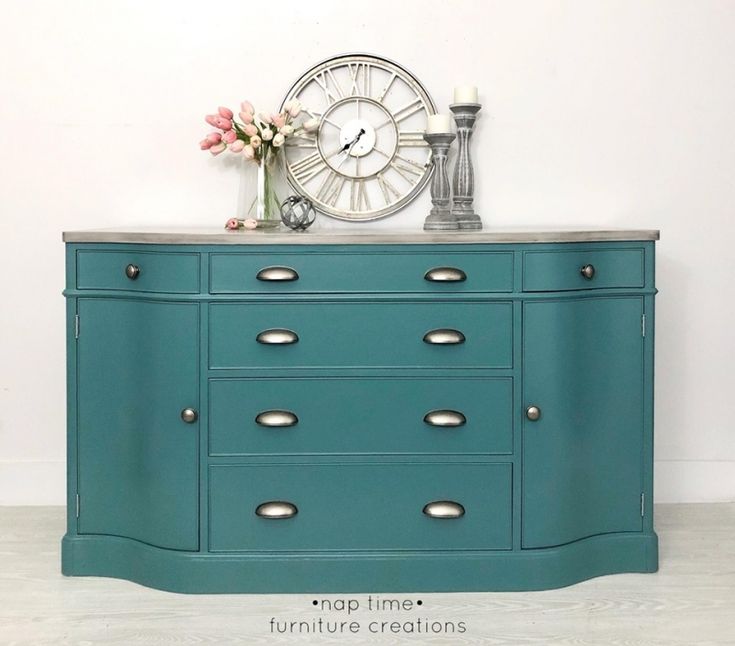 Gulf Stream Blue Media Cabinet | Painted furniture for sale, Staining furniture, Media cabinet