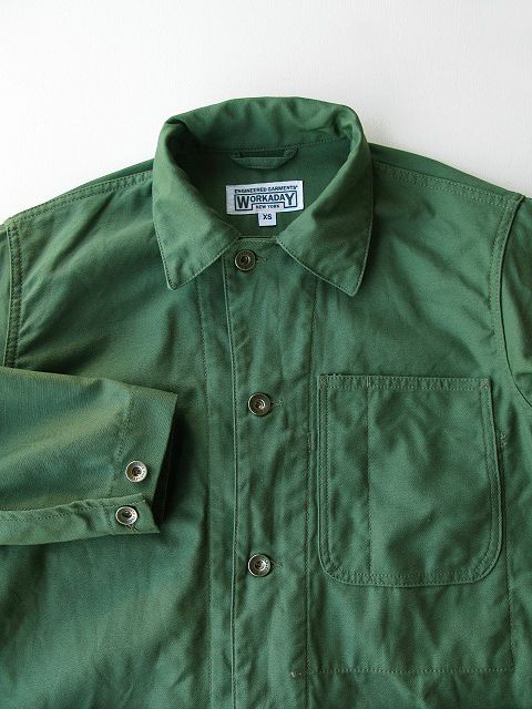 Engineered Garments EG WORKADAY Sateen Utility Jacket (Olive 大放出セール Engineered Garments EG JKT ジャケット テーラードジャケット