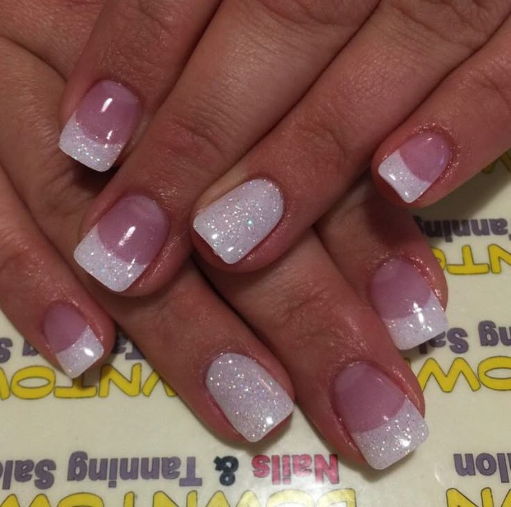 Best 25+ French Nail Designs Ideas On Pinterest French Nails Nextgen glitter French tips unghie gel, gel unghie, ricostruzione unghie, gel per unghie - Best 25+ French Nail Designs Ideas On Pinterest French Nails