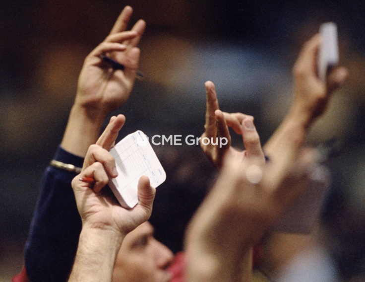 Stock market trading hand signals