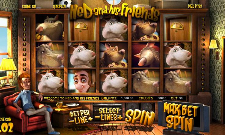 Предлагаем поиграть в игровой автомат Ned and his Friends без регистрации и смс.Большая коллекция игровых автоматов Нед и его друзья и другие бесплатные онлайн слоты у нас на портале.Качественные игровые слоты Ned and his Friends 4,8/5(19). Игровой автомат Ned and his Friends (Нед И Его Друзья) в онлайн казино WheelSlots Лучше игровые аппараты и слоты абсолютно бесплатно!