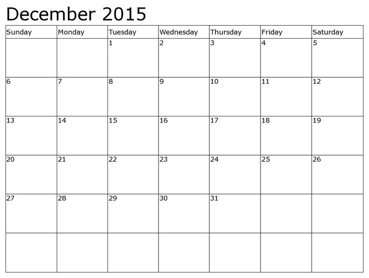 december 2015 downloadable calendar