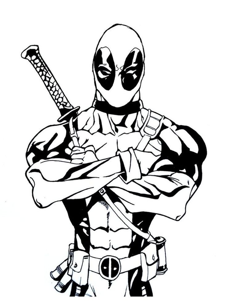 25+ Deadpool coloring pages cartoon info