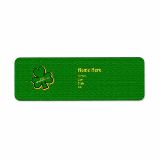 green address labels