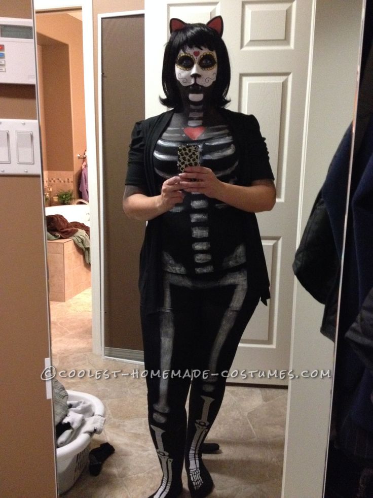 original day of the dead cat costume halloween costume contestcostume ideascat - Original Ideas For Halloween original day of the dead cat costume halloween costume contestcostume ideascat - Original Ideas For Halloween