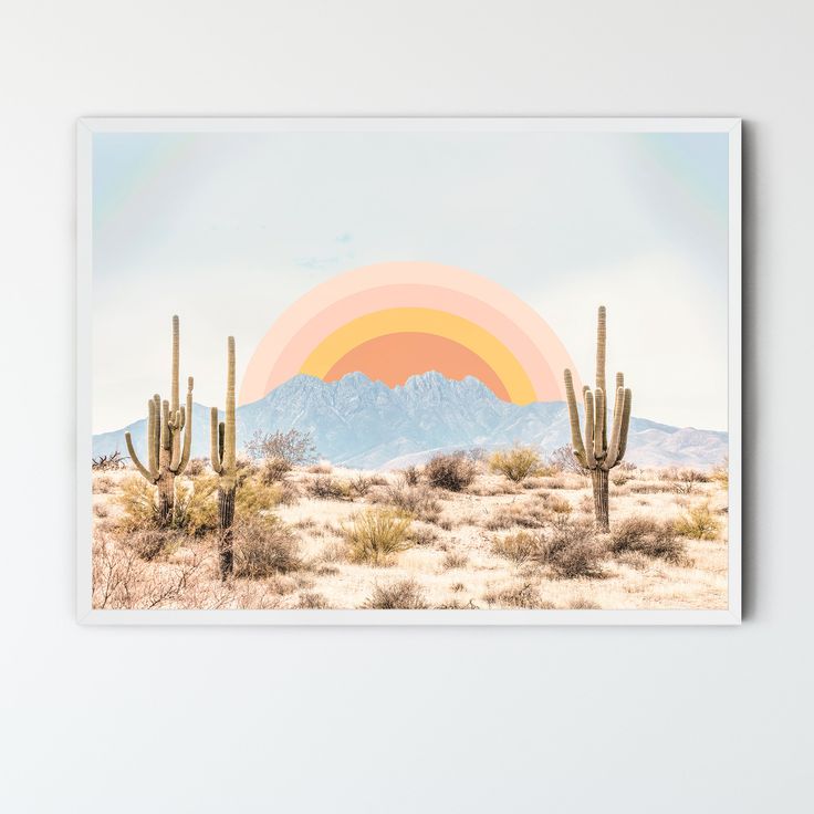 Desert Scene Printable Wall Art