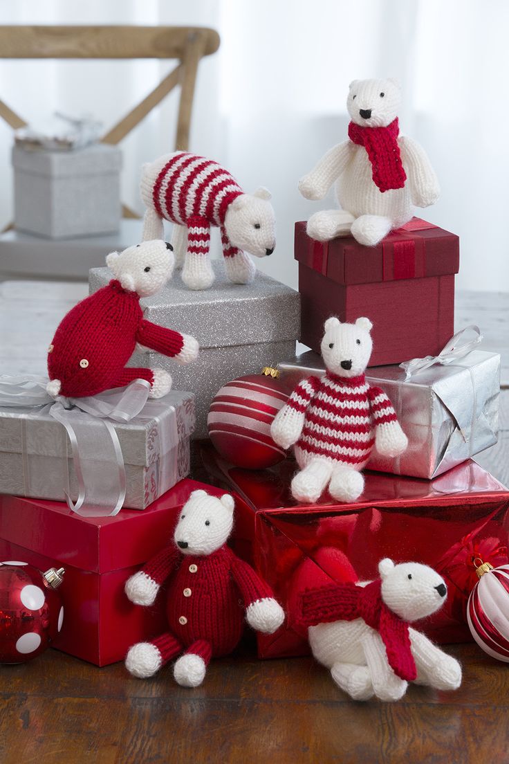 Top 25+ best Knit christmas ornaments ideas on Pinterest Knitted christmas ...