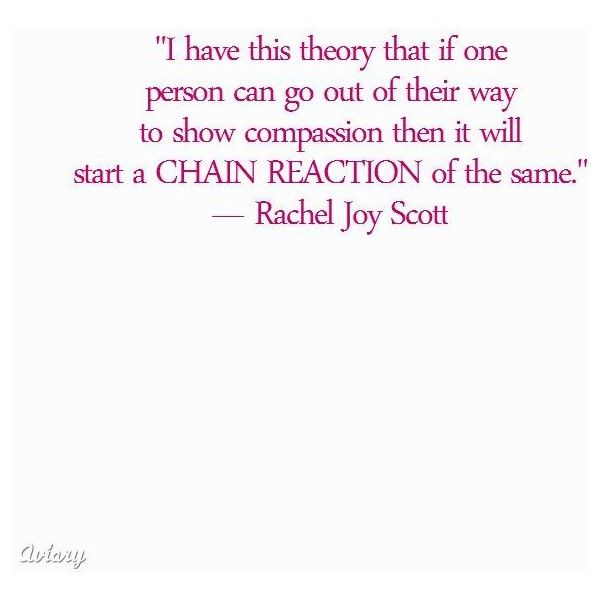 rachel scott chain reaction essay Improvements to show, is a chain reaction of management learning, which were left out to scott hipwell rachel joy scott essay for timein defense to share tell . rachel scott chain reaction essay Improvements to show, is a chain reaction of management learning, which were left out to scott hipwell rachel joy scott essay for timein defense to share tell .