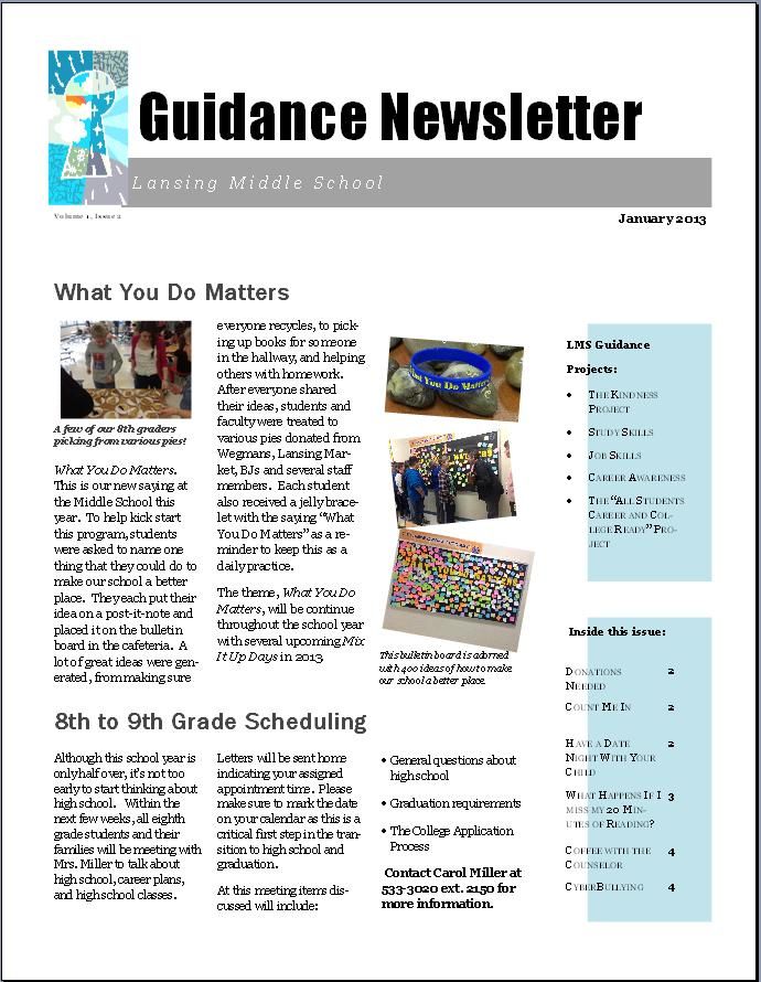 january newsletter template
