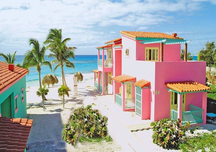 20 Best República De Cuba Images On Pinterest Travel Villa C Cayo Largo Cuba Colorful Houses Exteriors Bright 20 Takes Off