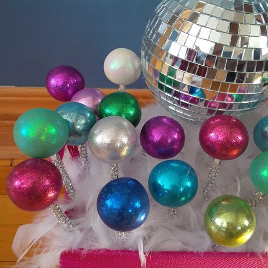 Disco Party Cake Pops Disco Party Cake Pops