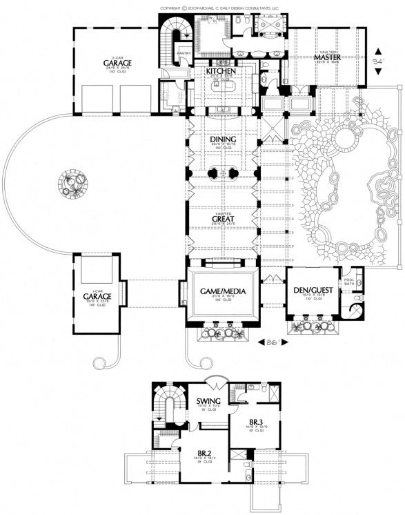 Image Result For Home Plans House Plan Courtyard Home Plansanta Fe Style Home Image Result For Home Plans House Plan Courtyard Home Plansanta Fe Style Home