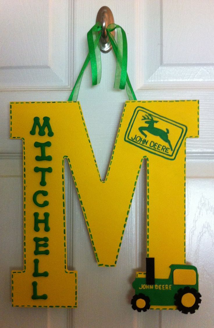 84 Best John Deere Baby Images On Pinterest John Deere Nursery Lg letter Name Hanger. Personalized Homemade Nursery decor Wall letters kids door - 84 Best John Deere Baby Images On Pinterest