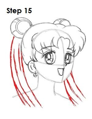 How to Draw Sailor Moon | Cartoon drawing tutorial, Moon drawing ...