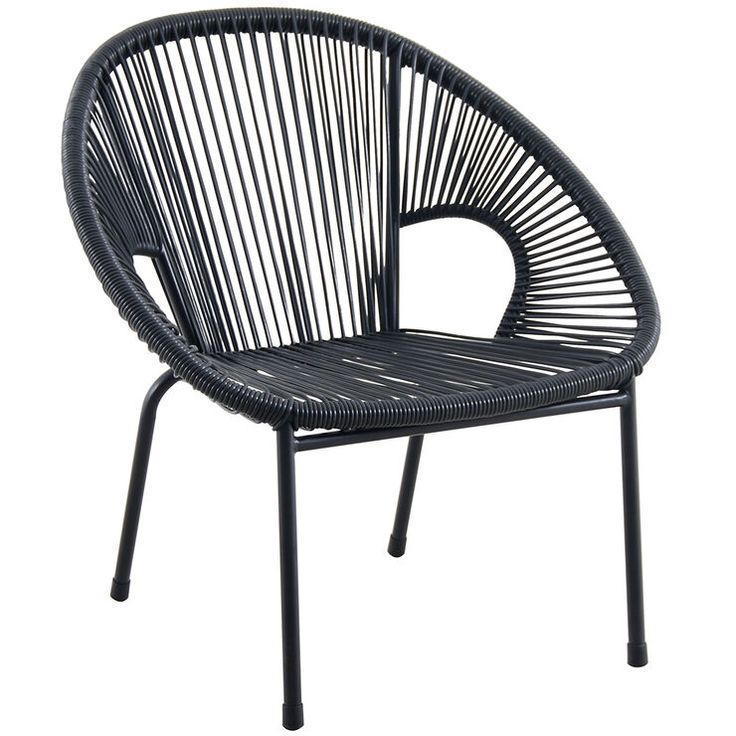 Round Wicker Stacking Chair Black Lounge Outdoor Chairs Round Wicker Chair Lounge, Wicker Stacking Chairs Black