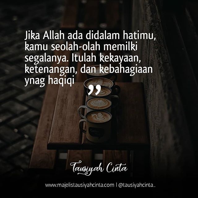 Majelis Tausiyah Cinta Di Instagram Jangan Takut Untuk