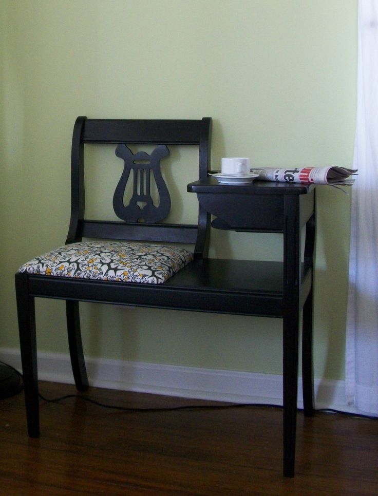 83 Best Vintage Telephone Tables Images On Pinterest Chairs REFINISH table | Vintage Telephone Table Eco Refinish by KellyShermanDesign on Etsy - 83 Best Vintage Telephone Tables Images On Pinterest Chairs