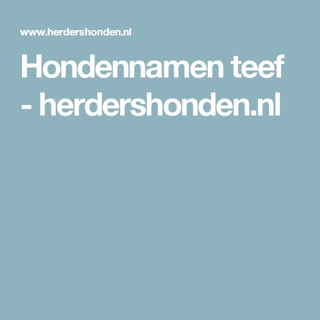 hondennamen populair hondennamen populair