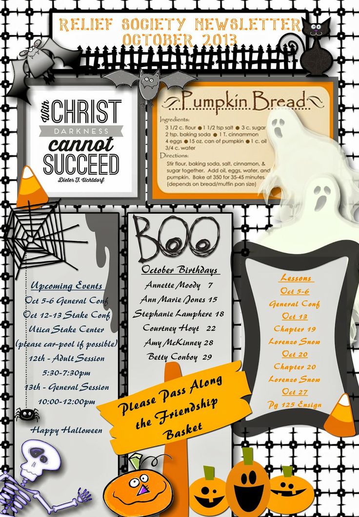 october newsletter ideas akba katadhin co