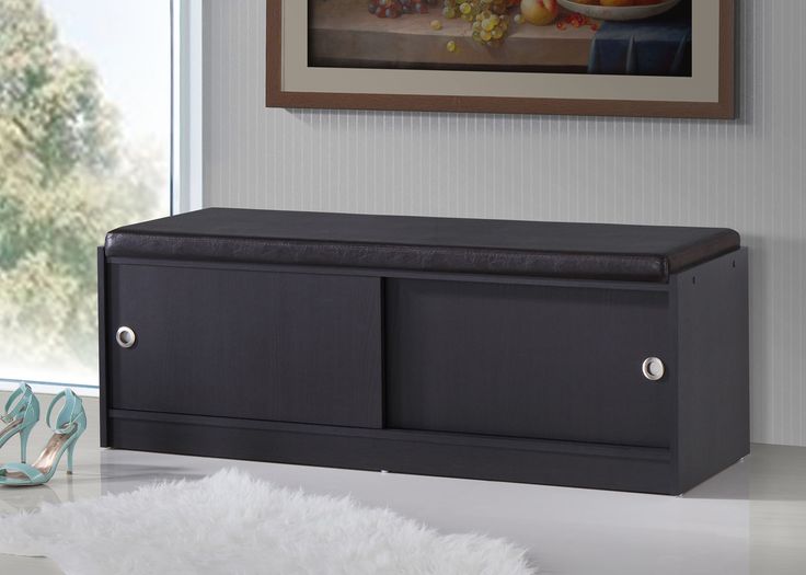 55 Best Shoe Cabinets Images On Pinterest Dark Brown Entryway Clevedon Dark Brown Wood Entryway Storage Cushioned Bench Shoe Rack Cabinet Organizer