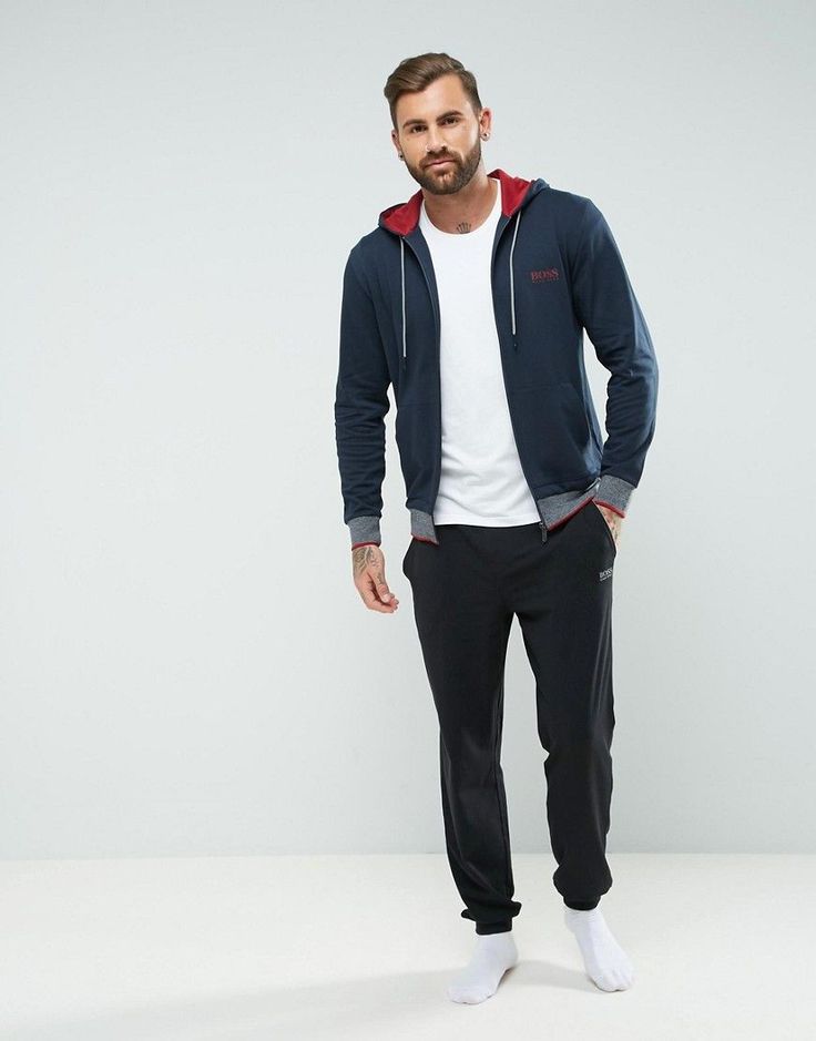 hugo boss cuffed joggers