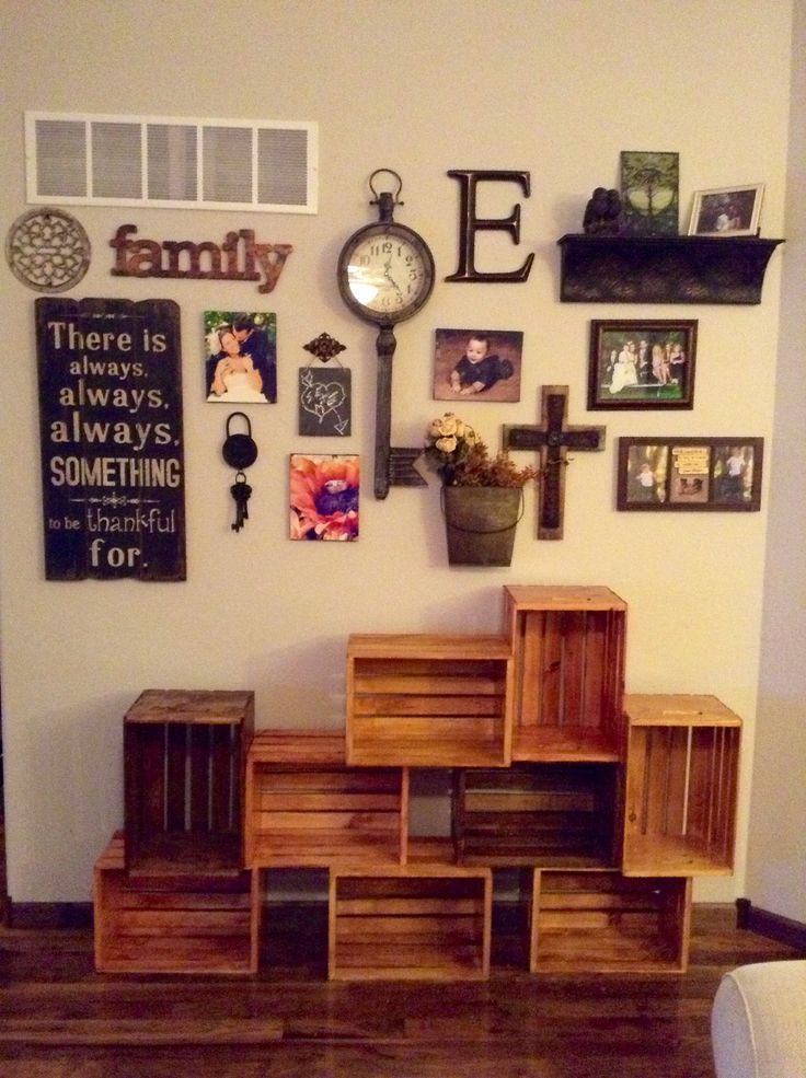 diy wood living room