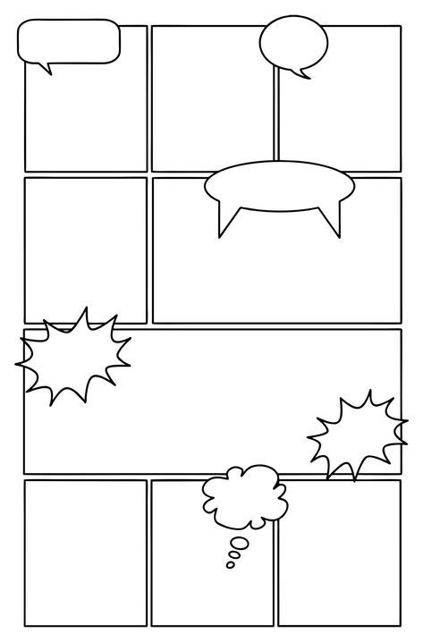 Blank Comic Book Pages Comic Book Layout Comic Book Style Comic Blank Comic Book Pages Comic Book Layout Comic Book Style Comic