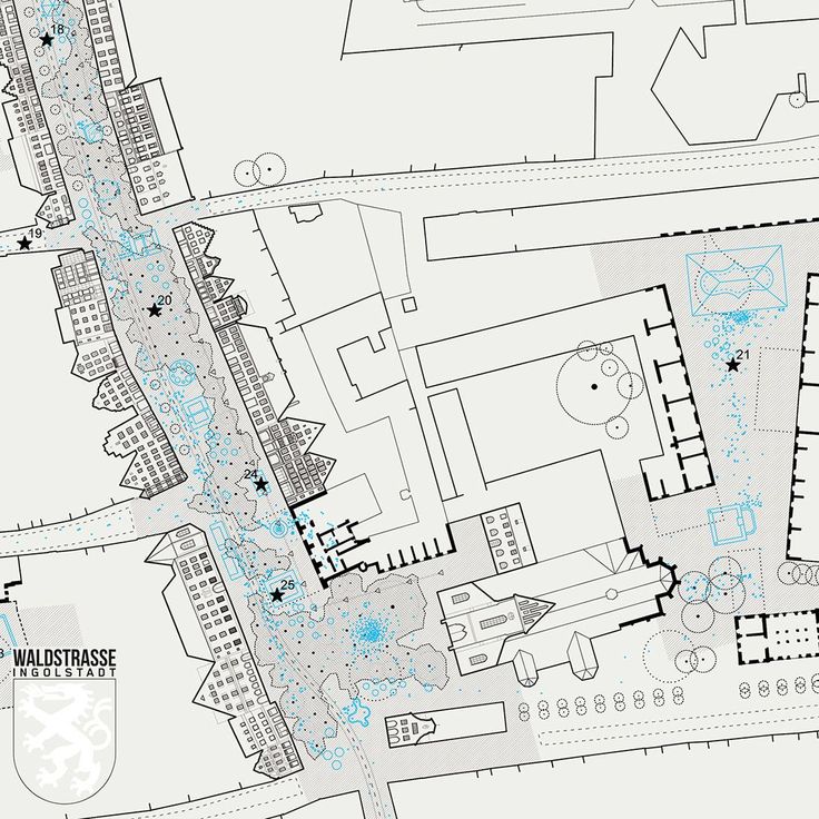 Ingolstadt, Diagram architecture, Map