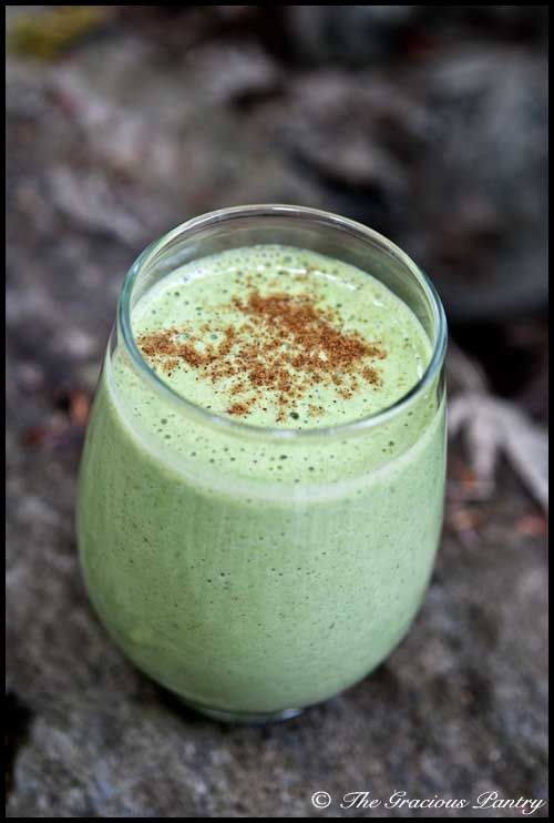 Clean Eating Cinnamon Apple Smoothie For The No Sugar Challenge (Click Pic for R...