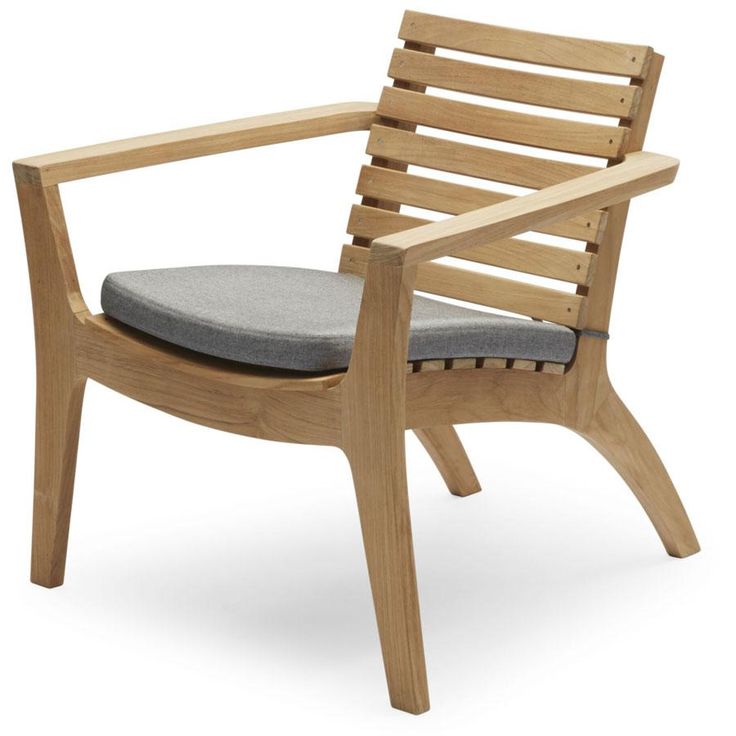 Regatta Lounge Chair Cushion Ash Contemporary Outdoor Furniture Teak Cushions Regatta Lounge Chair Cushion Ash, Regatta Outdoor Furniture