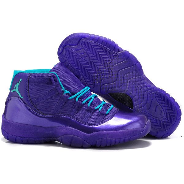 cool air jordan 11 blue color liked on Polyvore Nike Air Jordans, New ...