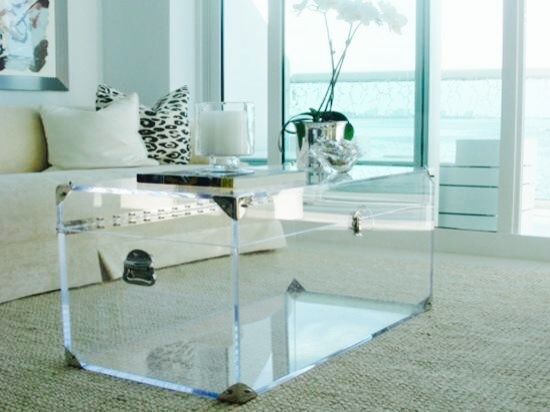 18 Best Clearing The Air Acrylic In Home Decor Images On Pinterest Magical Acrylic Coffee Table Enlighten Your Home Lucite Trunk By Serge De Troyer