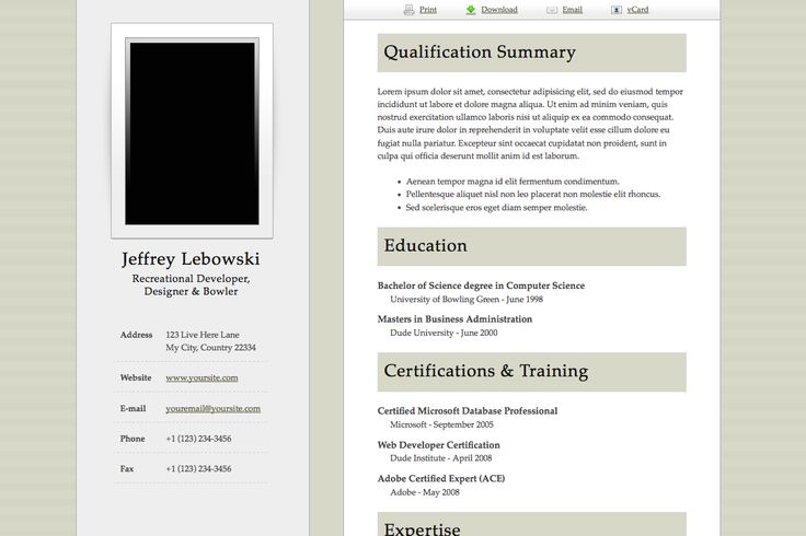 Resume Samples Business Pinterest Online resume, Template - resume model format Resume Samples Business Pinterest Online resume, Template - resume model format