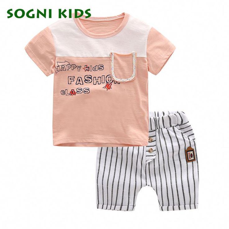 Ucuz SOGNI ÇOCUK giyim boys 2017 yaz moda rahat erkek giyim setleri kısa kollu...