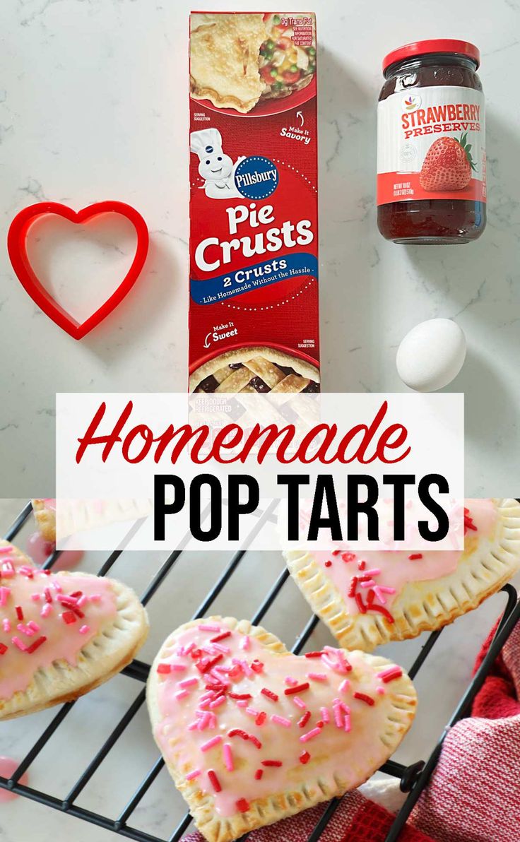 Homemade Pop Tarts with Pie Crust | Recipe | Pop tarts homemade, Pop