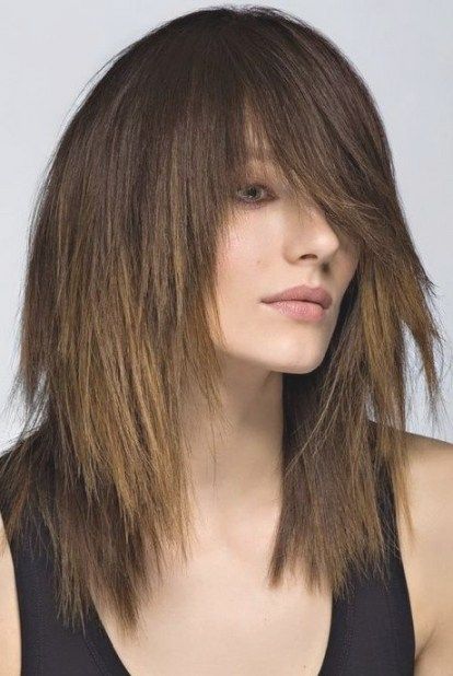 cheveux milongs avec frange Inspirez vous Cheveux mi