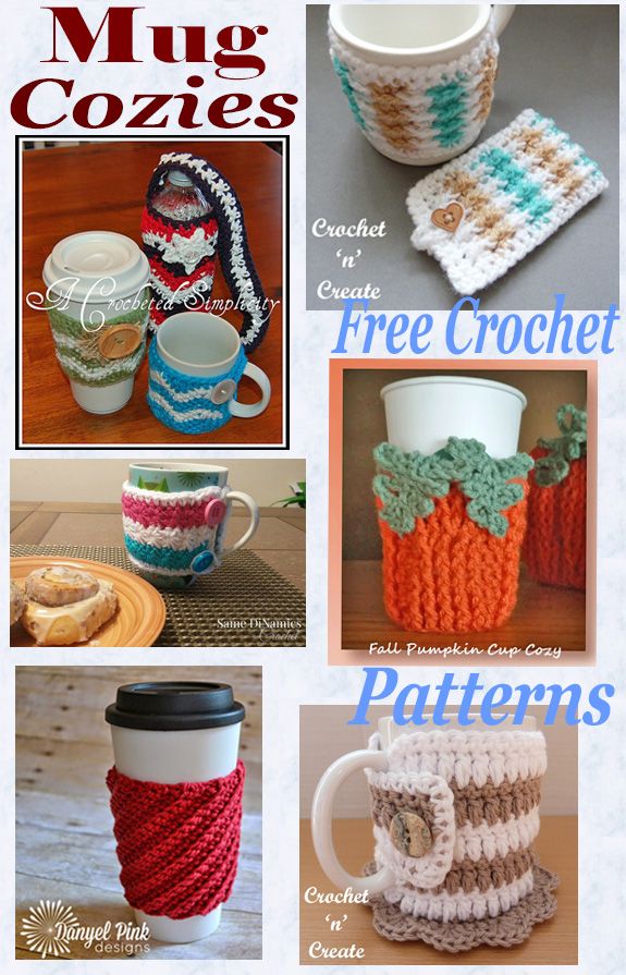 Country Crochet Coffee Cup Cozy Country Crochet Coffee Cup Cozy