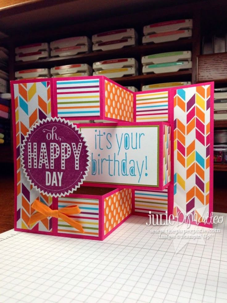 fold birthday card