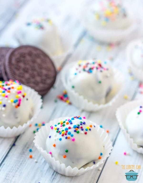 NOBAKE OREO COOKIE BALLS Recipe Almond bark recipes