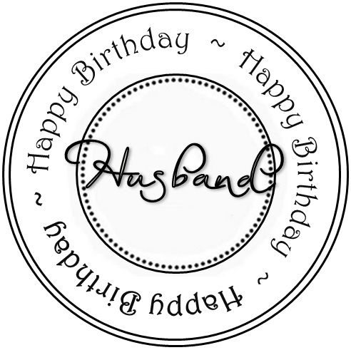 happy birthday circle template
