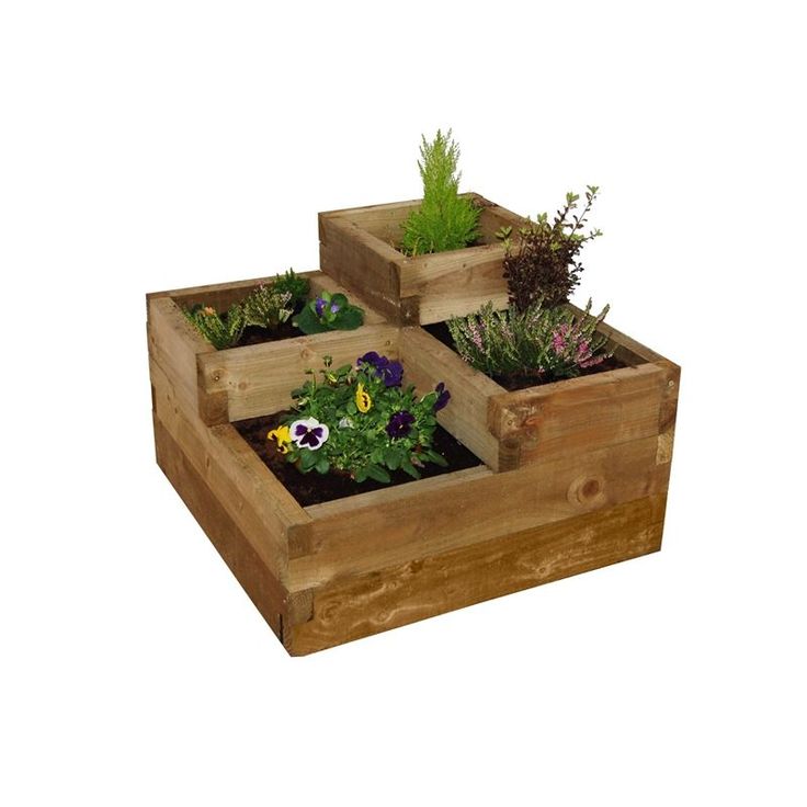 forest caledonian tiered wooden raised bed#bed #caledonian