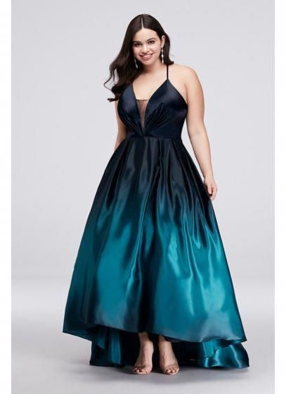 Ombre High Low Prom Dresses