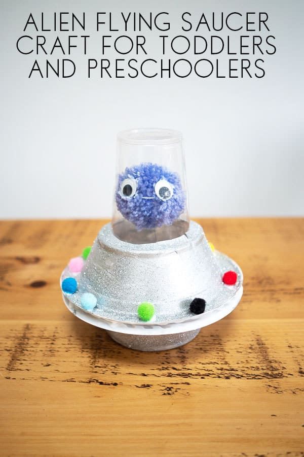 Flying sauce and alien craft to make with toddlers and preschoolers inspired by ...