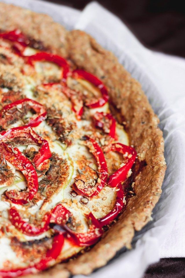 Tarte aux légumes {vegan, IG bas}
