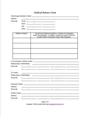 8 best Medical release images on Pinterest Free printable, Med - hipaa authorization form 8 best Medical release images on Pinterest Free printable, Med - hipaa authorization form