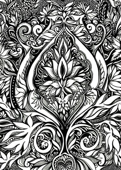 Download Allure Art Print 8x10 from Jody Pham Illustration | Owl coloring pages, Free adult coloring ...