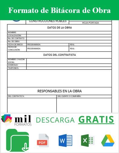 Bitacora excel